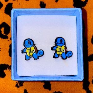 Squirtle Pokemon Earrings